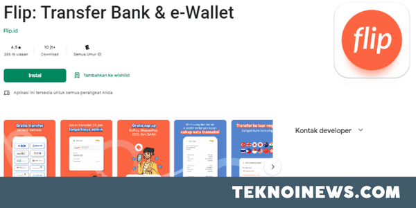 Flip: Transfer Bank & e-Wallet