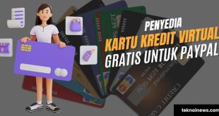 Penyedia Kartu Kredit Virtual Gratis untuk Paypal