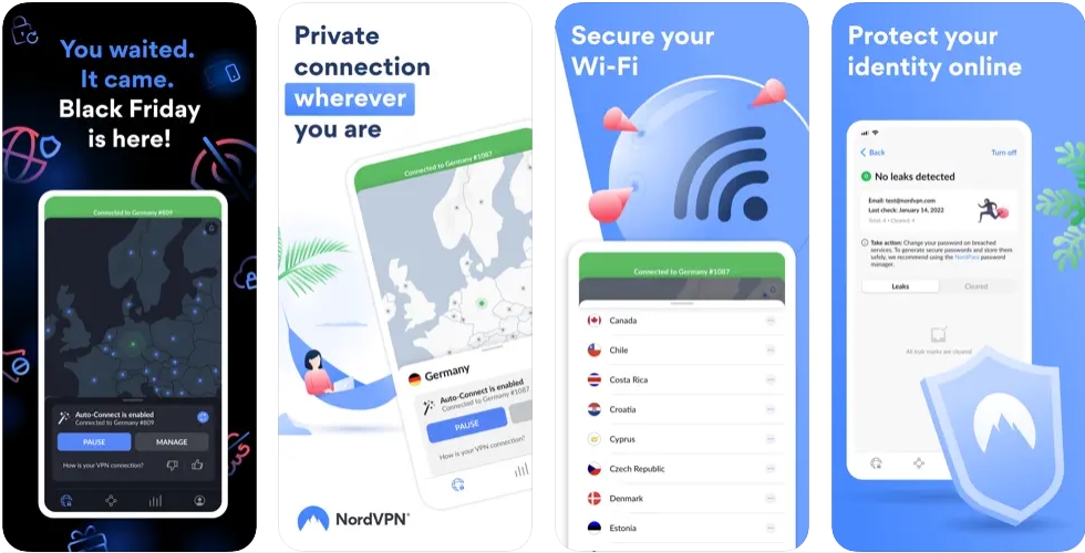 NordVPN - VPN iPhone Tercepat