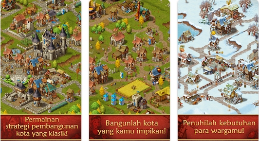 Townsmen - Game Simulasi Strategi Kerajaan