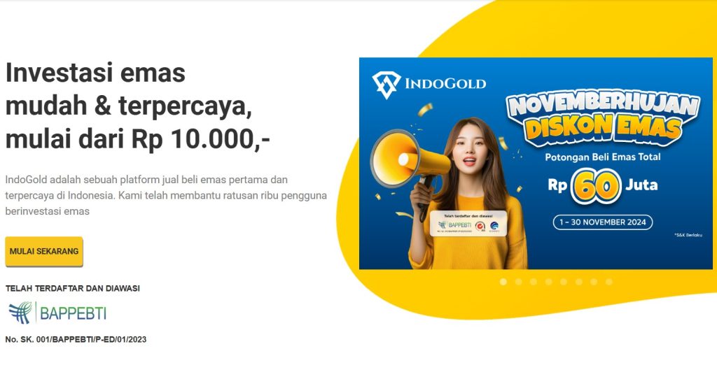 Indogold - Investasi emas mudah & terpercaya