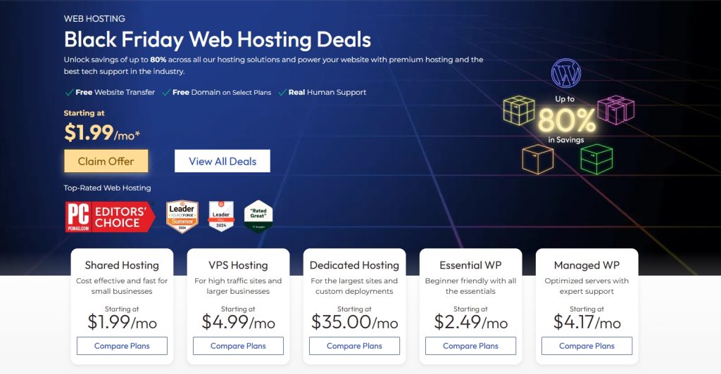 InMotion Hosting - Web Server Hosting Terbaik